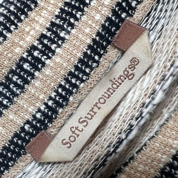 Soft Surroundings Marina Striped Pullover Top M - Picture 2 of 8
